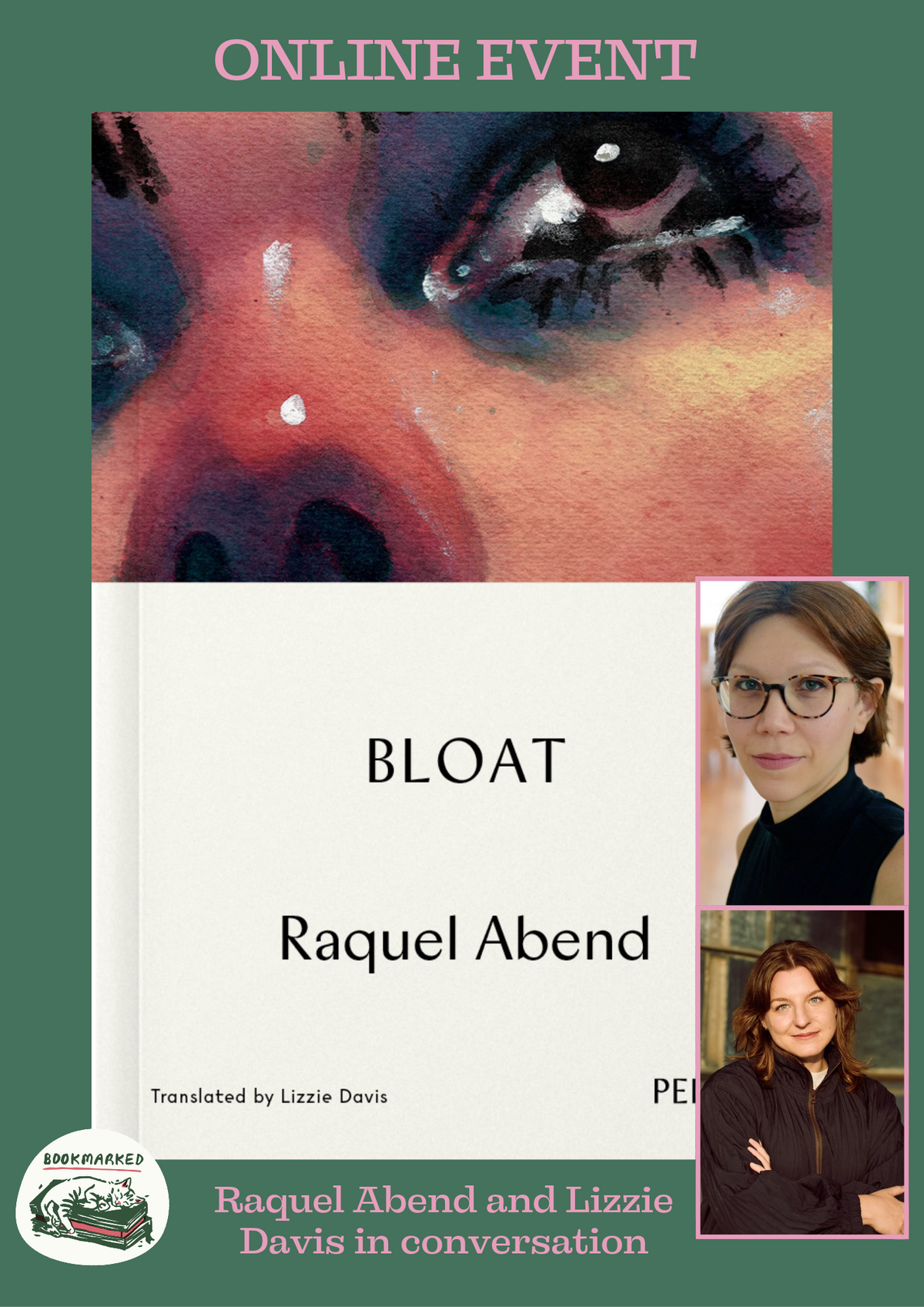 ONLINE EVENT 10/02: Raquel Abend and Lizzie Davis in conversation